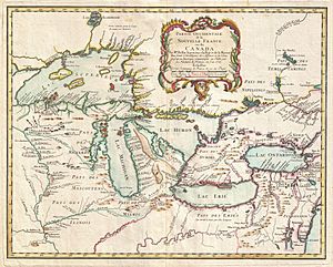 1755 Bellin Map of the Great Lakes - Geographicus - GreatLakes-bellin-1755.jpg