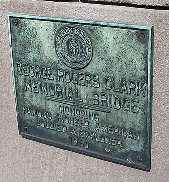 Clark memorial bridge marker 2.jpg