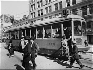 Class 1 Streetcar 5th and Broadway-San Diego-1915