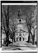 Historic American Buildings Survey Arthur C. Haskell, Photographer May 2, 1939 (a) EXT.- FRONT - First Universalist Church, Middle Street, Gloucester, Essex County, MA HABS MASS,5-GLO,1-1
