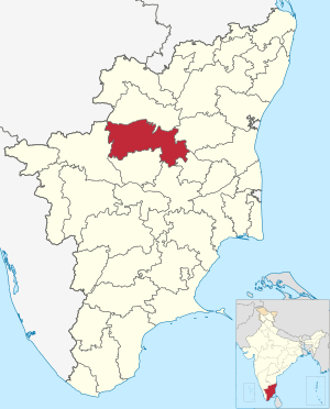 Location in Tamil Nadu, India