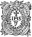 Jesuit emblem 1586