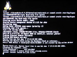 Linux Booting on Xbox screenshot
