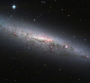 NGC 7090 spiral galaxy by Hubble Space Telescope