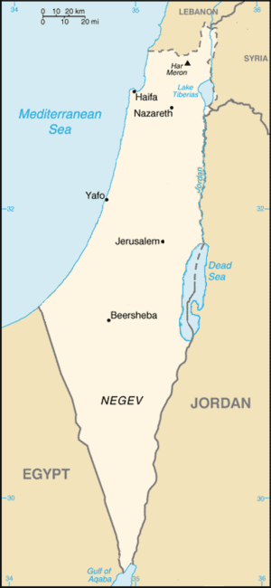 Palestine frontier 1922