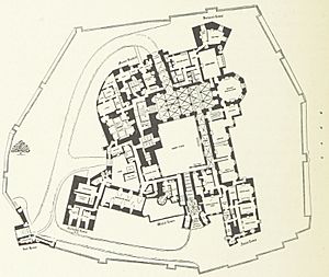 Plan of Raby Castle (1897)