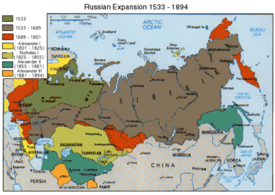 Russia 1533-1896