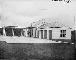 US border station at Coburn Gore 1932