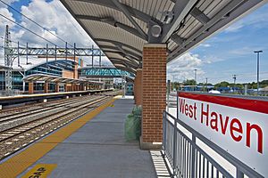 West Haven, CT, train station MTA photo