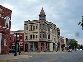 The First Street Historic District in Menominee