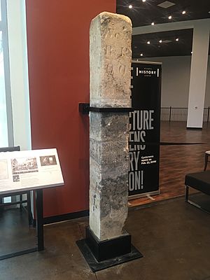 Atlanta Zero Mile Post in Atlanta History Center