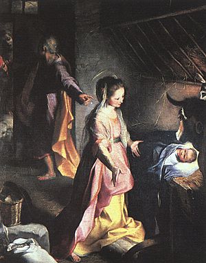 Barocci, Federico ~ The Nativity, 1597, oil on canvas, Museo del Prado, Madrid