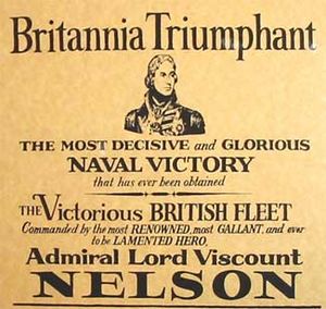 Battle of Trafalgar Poster 1805
