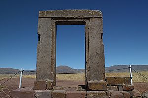 Puerta de la Luna - Tiahuanaco (Bolivia)