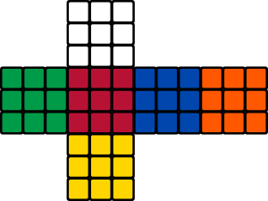 Rubik's cube colors