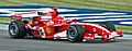 Schumacher (Ferrari) in practice at USGP 2005