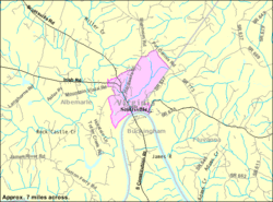 2007 census map of Scottsville