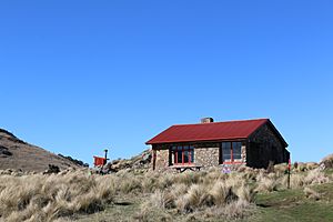 Sign of the Packhorse hut 27