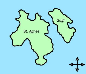 St. Agnes map