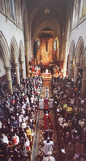 St Peter's Cathedral during a special service