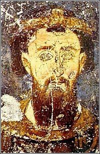 Stefan the First-Crowned, fresco from Mileševa.jpg