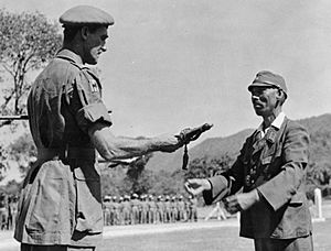 Surrender of the Japanese 33rd Army IND4902