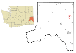 Location of Garfield, Washington