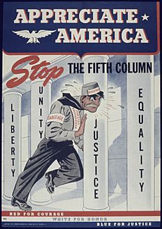"Appreciate America Stop the Fifth Column" - NARA - 513873