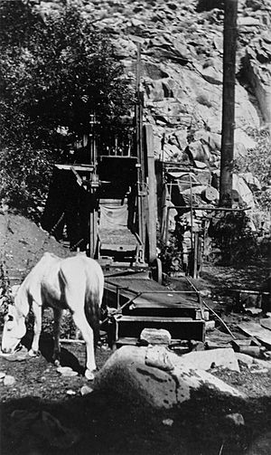 Beveridge Canyon California gold mine Inyo County 1908