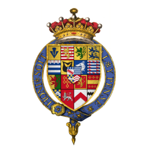 Coat of arms Sir Robert Sidney, 1st Earl of Leicester, KG