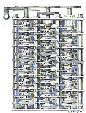 Difference engine plate 1853
