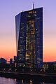 ECB Frankfurt at Sunset