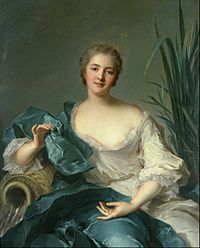 Jean-Marc Nattier - Portrait of Madame Marie-Henriette Berthelot de Pléneuf - Google Art Project