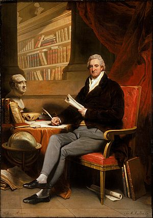 William Roscoe portrayed by Martin Archer Shee, 1815–1817 (which is on display at the Walker Art Gallery, Liverpool).