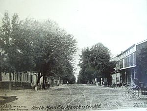 North Main St. Manchester, Maryland circa 1900
