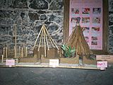Stages of construction of a Kanak hut in New Caledonia