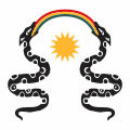 Reconstructed royal emblem of Inca Empire