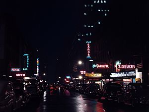 52nd Street, New York, by Gottlieb, 1948