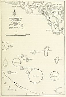 Attack on Sweaborg map