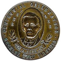 Beckley WV Centennial Medal
