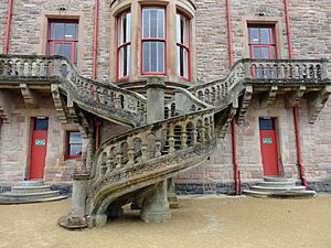 Belfast Castle stairs 01