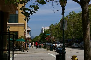 Intersection of Pacific and Cathcart, Downtown Santa Cruz