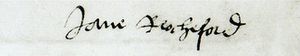 Jane Boleyn Rochford signature