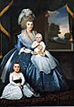 Mrs Benjamin Tallmadge and son Henry Floyd and daughter Maria Jones 1790