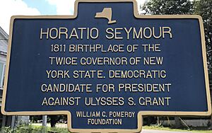 NYS Historic Markers HoratioSeymour