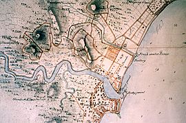 Part of Singapore Island (British Library India Office Records, 1825, detail).jpg