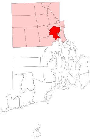Providence, RI locator map