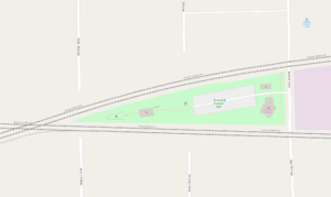 Rochelle Railroad Park OSM map