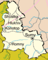 Sumy oblast detail map