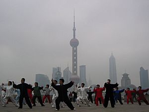 Taichi shanghai bund 2005
